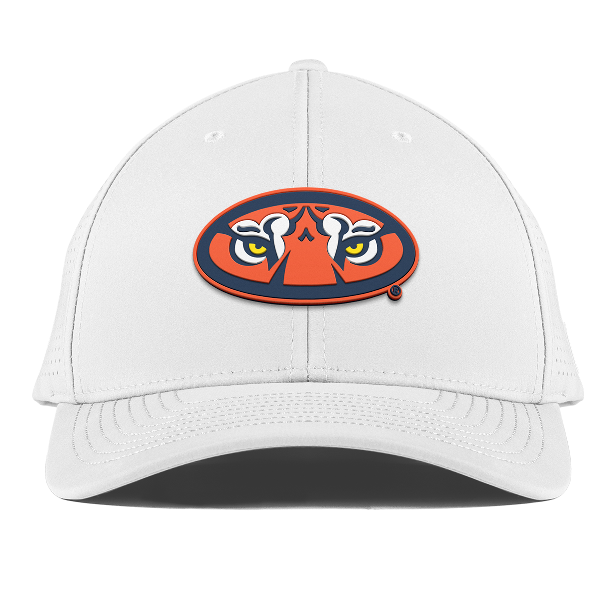 Auburn University "Auburn Tiger Eyes" Curved Elite XGen™ White 
