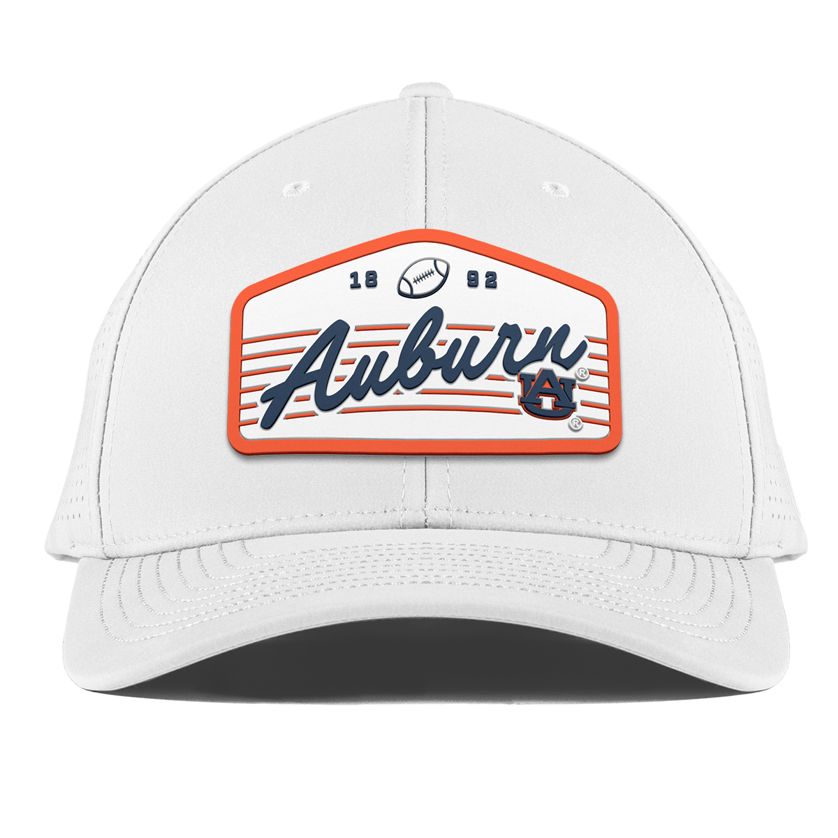 Auburn University "Auburn Tigers Football" Legacy Curved Elite XGen™ White