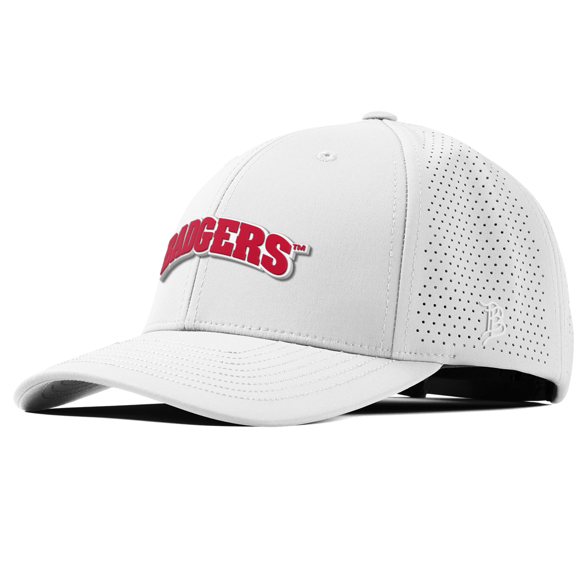 University of Wisconsin "Badgers Block" Curved Elite XGen™ White
