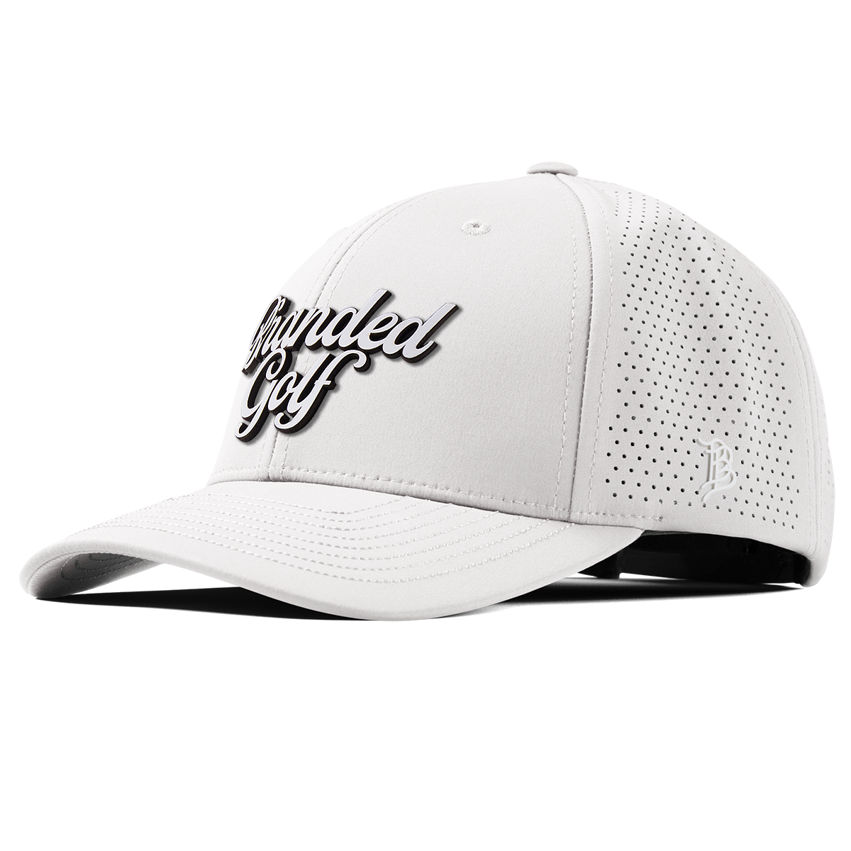 Branded Golf Script Curved Elite XGen™ White