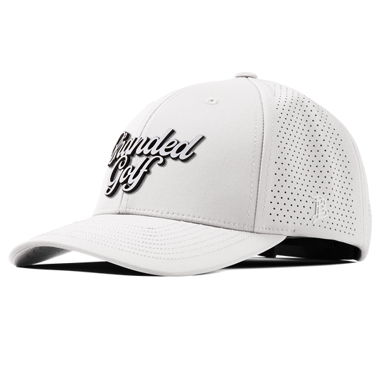 Branded Golf Script Curved Elite XGen™ White