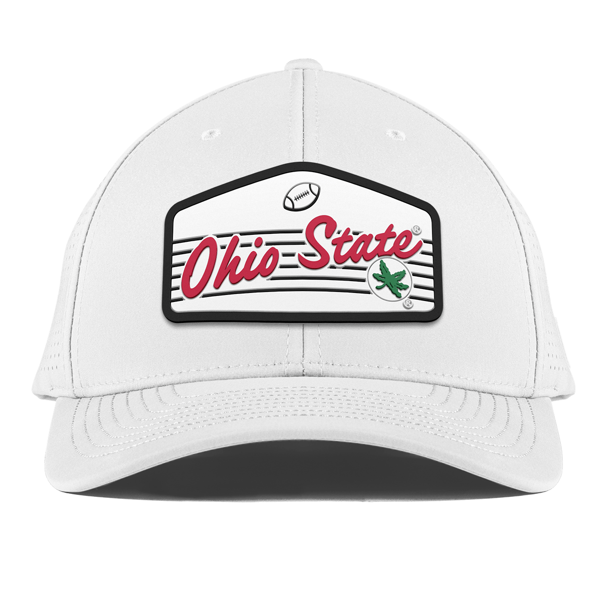 Ohio State University "Buckeyes Football'" Curved Elite XGen™ White