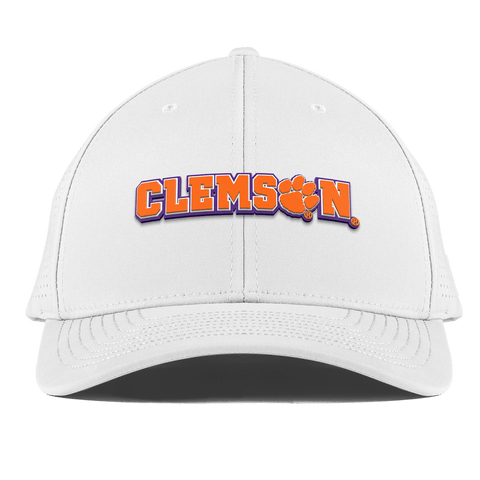 Clemson University "Clemson Block" Curved Elite XGen™ White