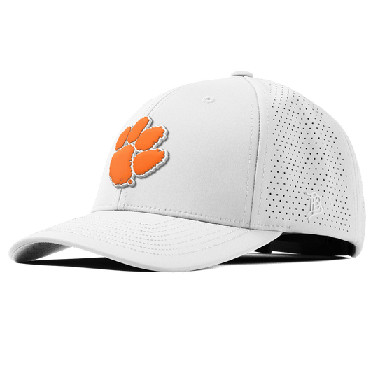 Clemson University "Clemson Tiger Paw" Curved Elite XGen™ White
