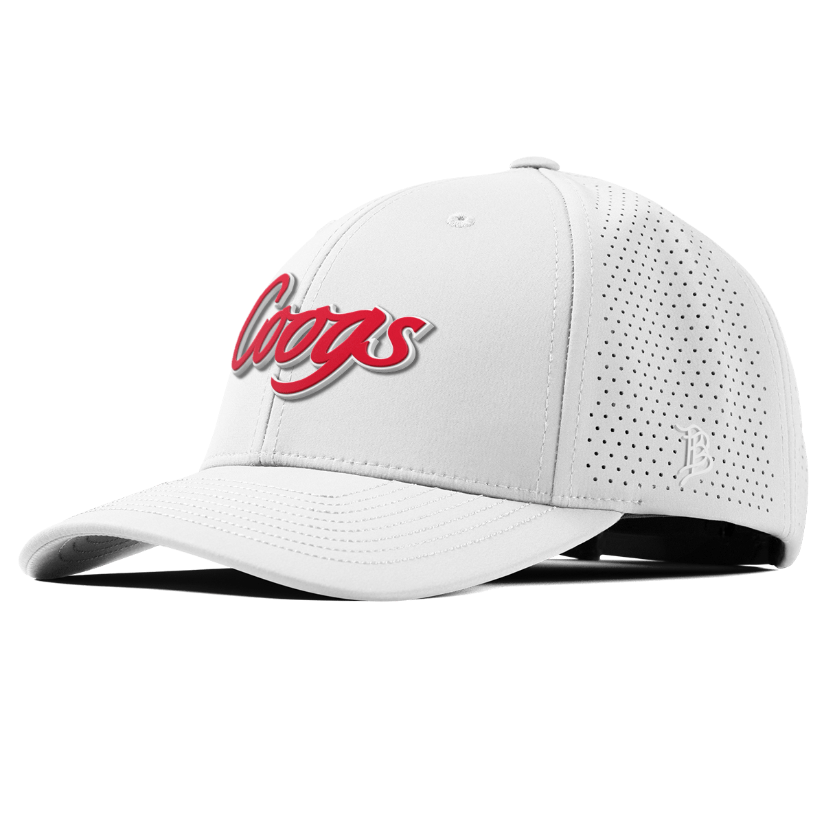 University of Houston "Coogs Script" Curved Elite XGen™ White
