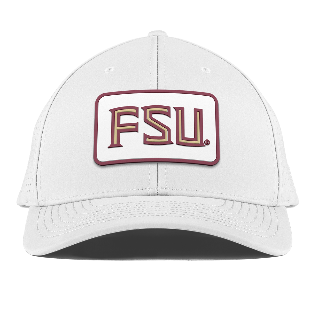 Florida State University "FSU Badge" Curved Elite XGen™ White