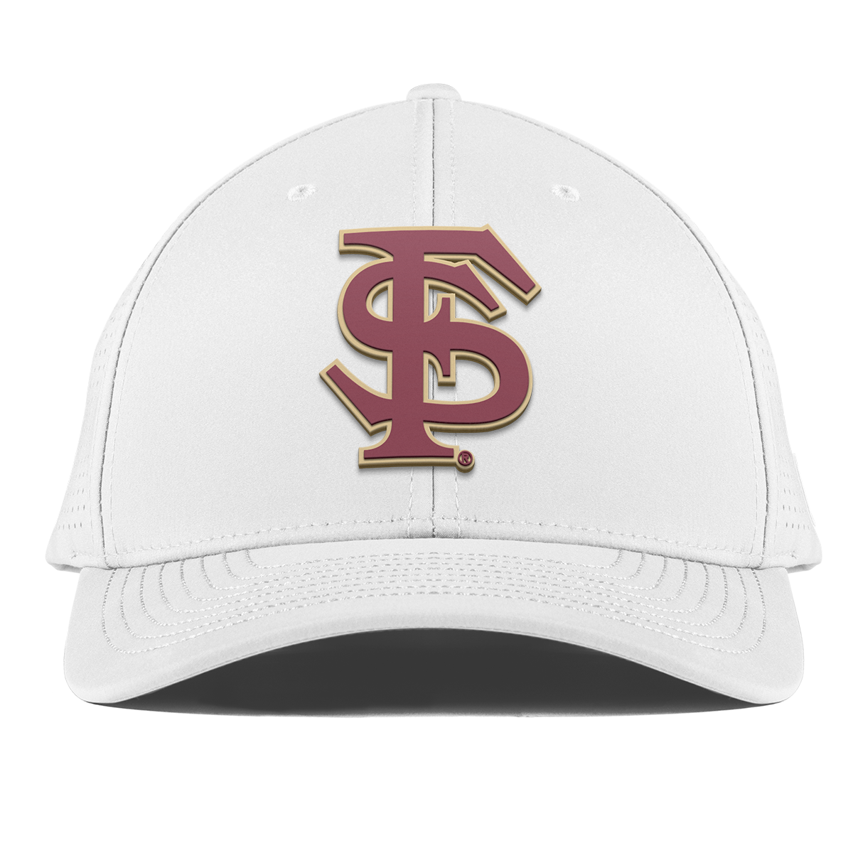 Florida State University "FSU Block" Curved Elite XGen™ White