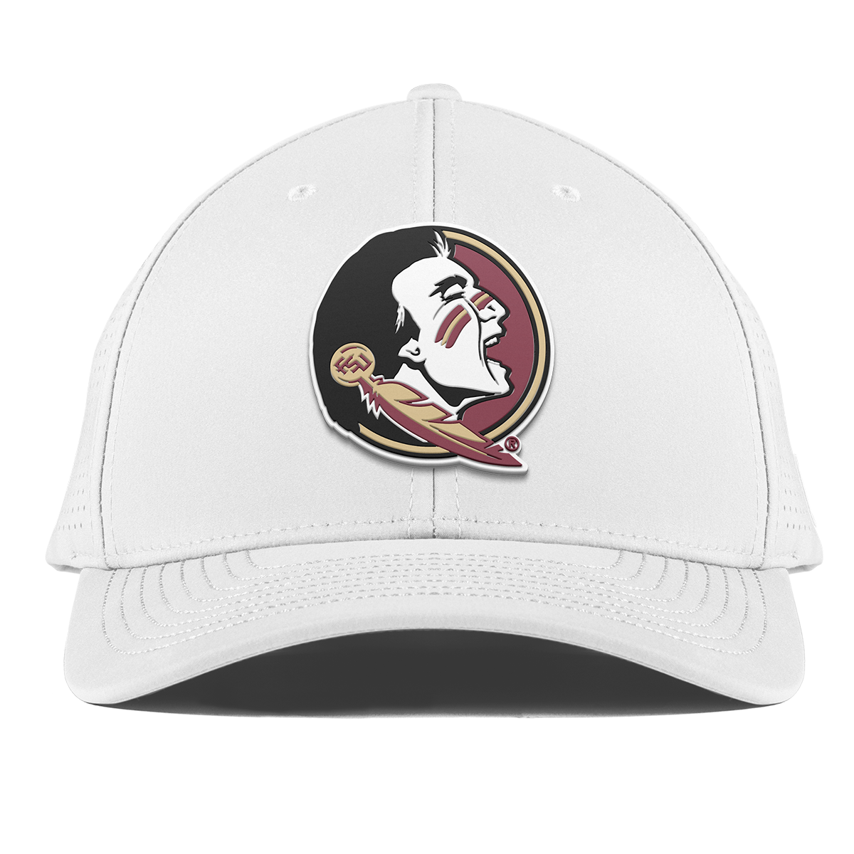 Florida State University "FSU Team Logo" Curved Elite XGen™ White