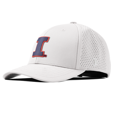 University of Illinois "Fighting Illini Navy"  Curved Elite XGen™ White