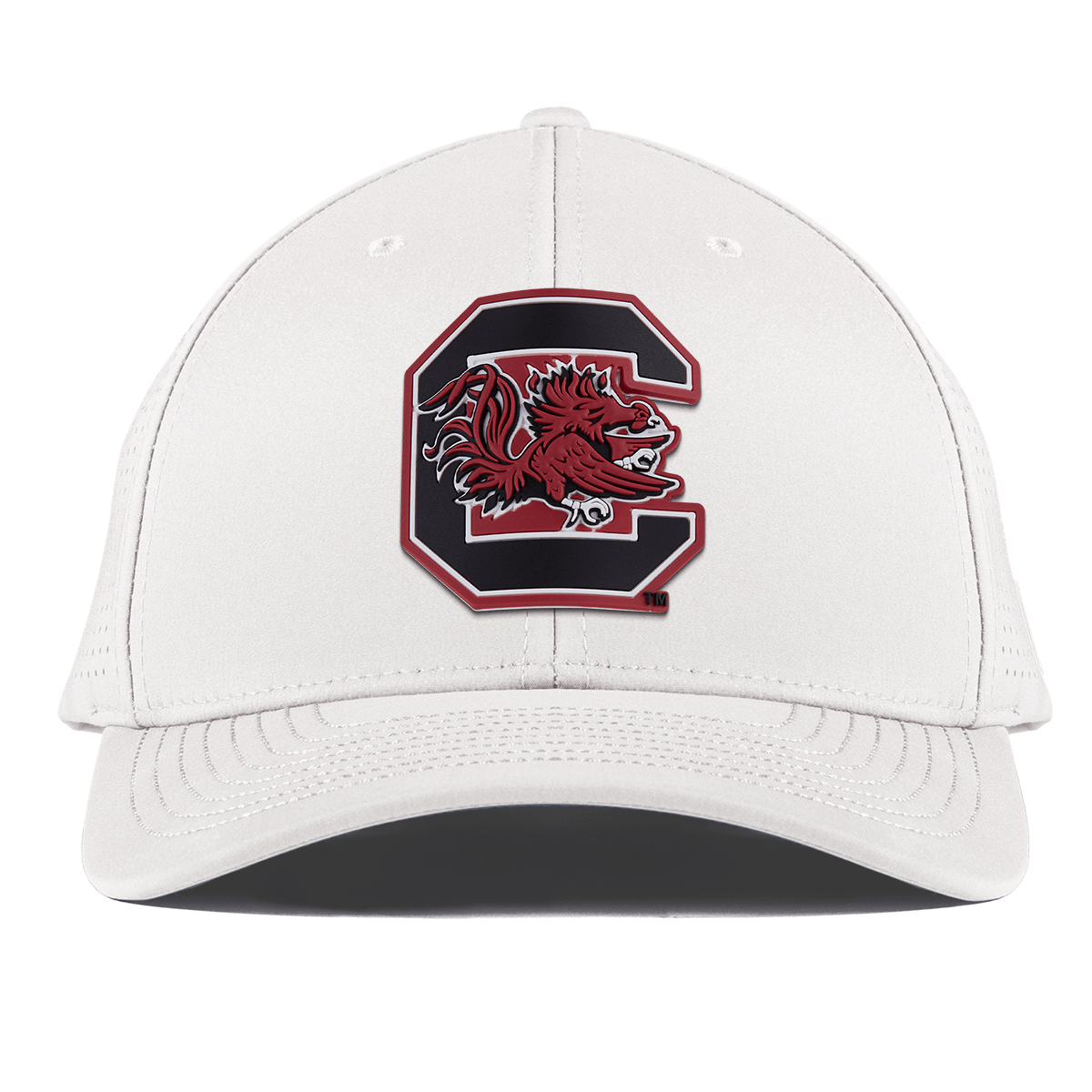 University of South Carolina "Gamecocks Garnet" Curved Elite XGen™ White