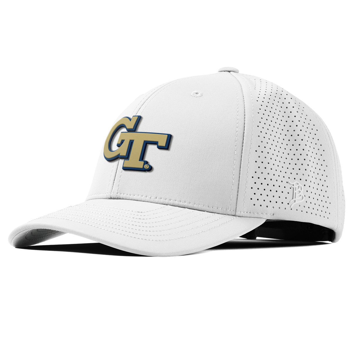 Georgia Tech University "Georgia Tech Team Logo" Curved Elite XGen™ White