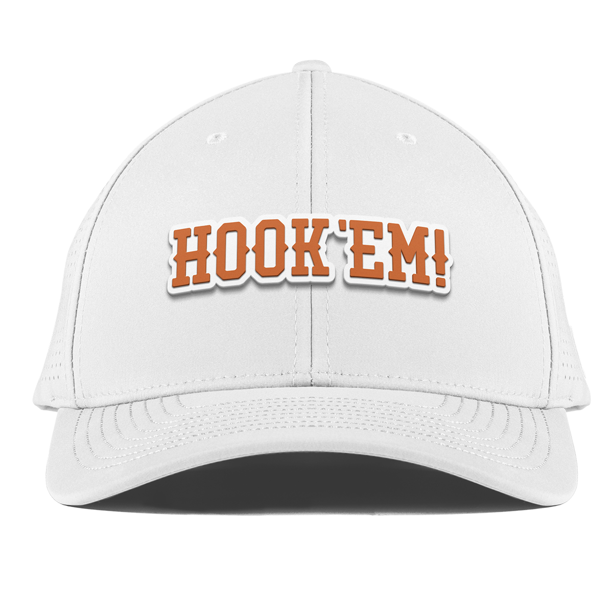 University of Texas "Hook'Em Horns" Curved Elite XGen™ White