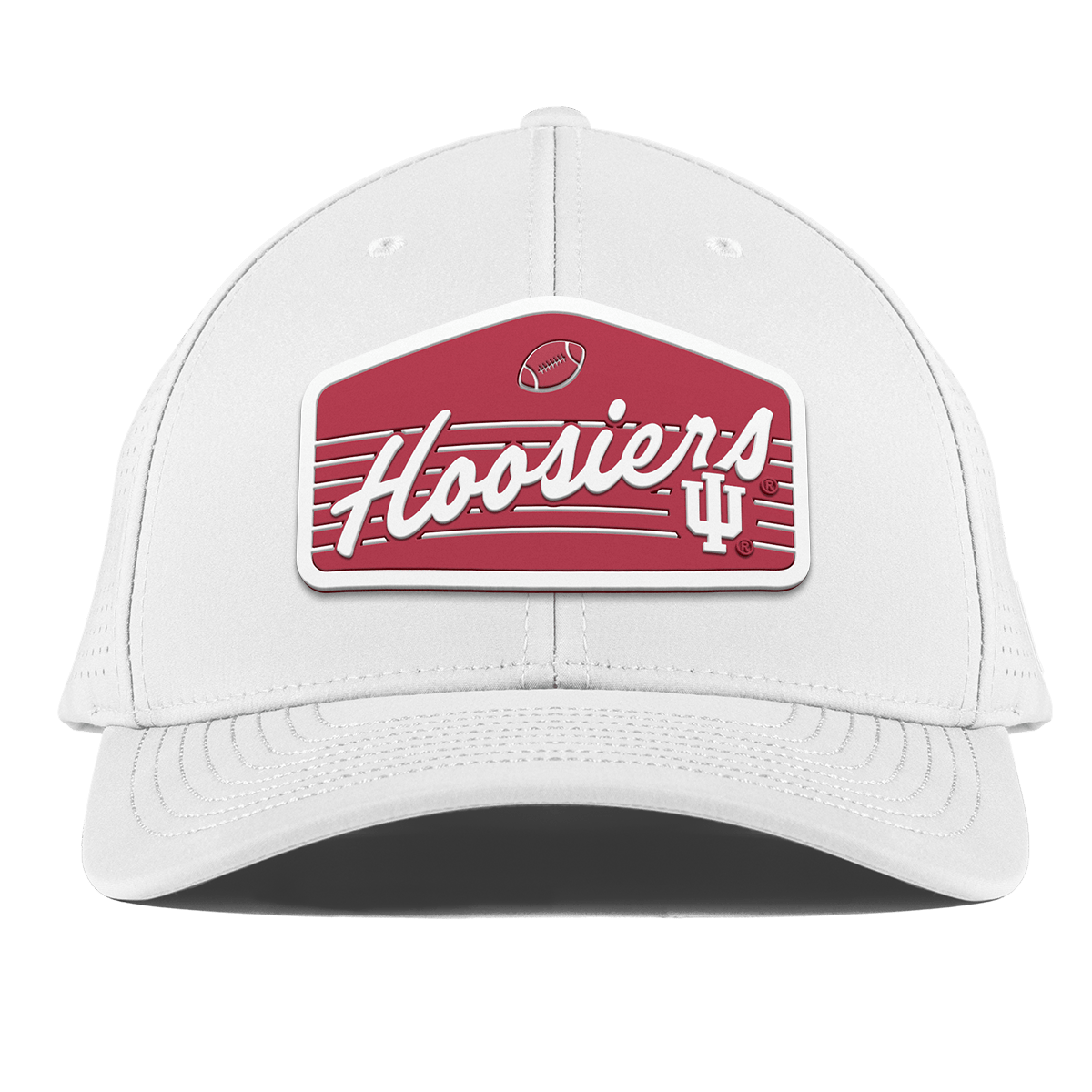 Indiana University "Hoosiers Football" Curved Elite XGen™ White