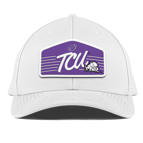 Texas Christian University "Horned Frogs Football" Curved Elite XGen™ White