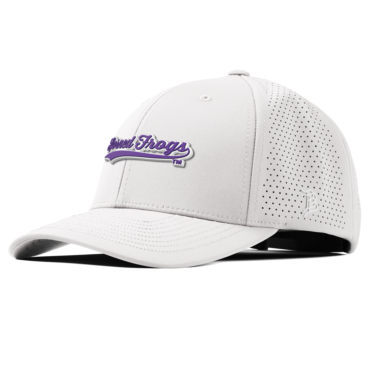 Texas Christian University "TCU Horned Frogs Scripts" Curved Elite XGen™ White