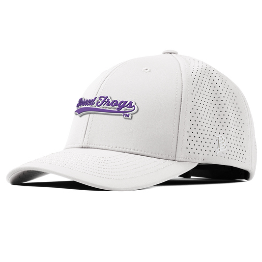 Texas Christian University "TCU Horned Frogs Scripts" Curved Elite XGen™ White