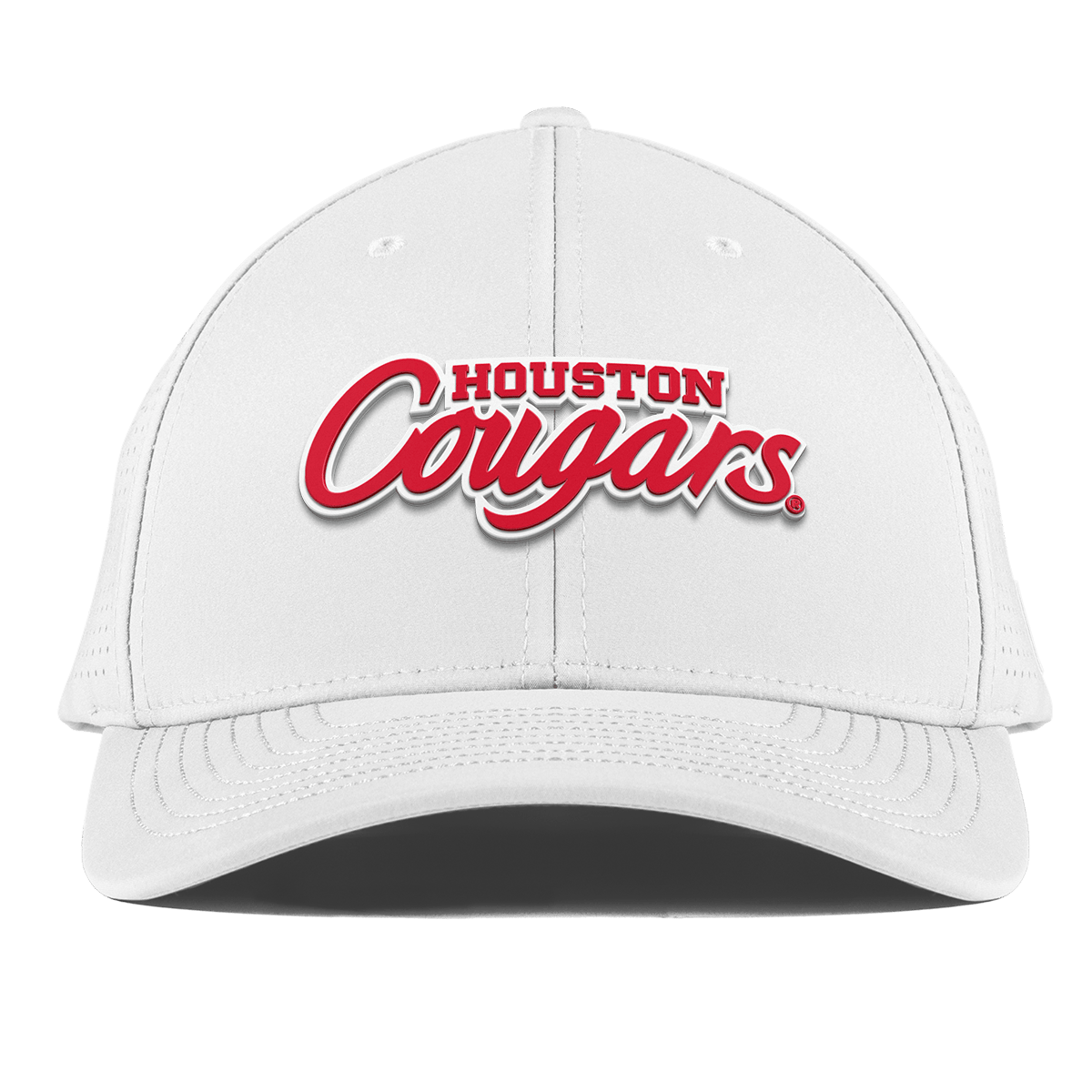 University of Houston "Houston Cougars" Curved Elite XGen™ White