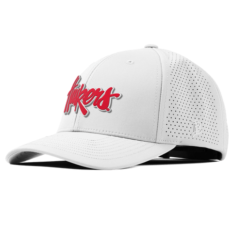 University of Nebraska "Huskers Script" Curved Elite XGen™ White