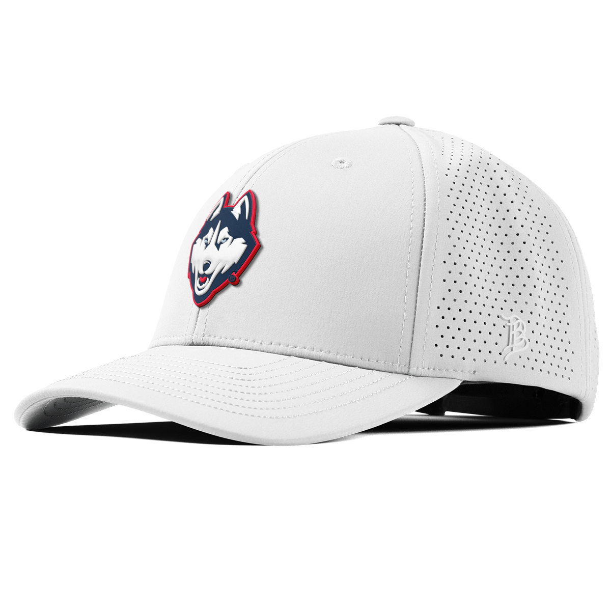 University of Connecticut "Huskies Mascot" Curved Elite XGen™ White