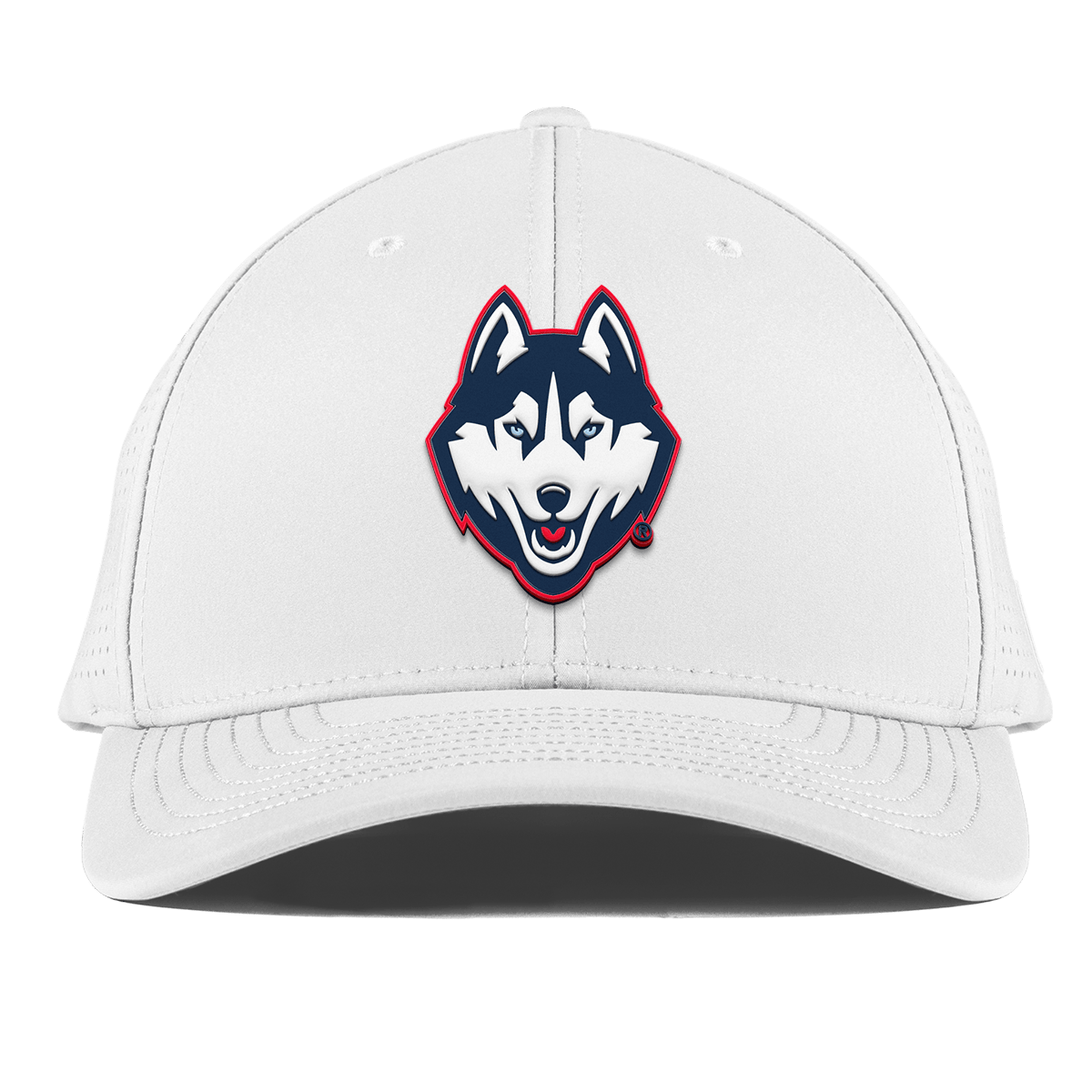 University of Connecticut "Huskies Mascot" Curved Elite XGen™ White