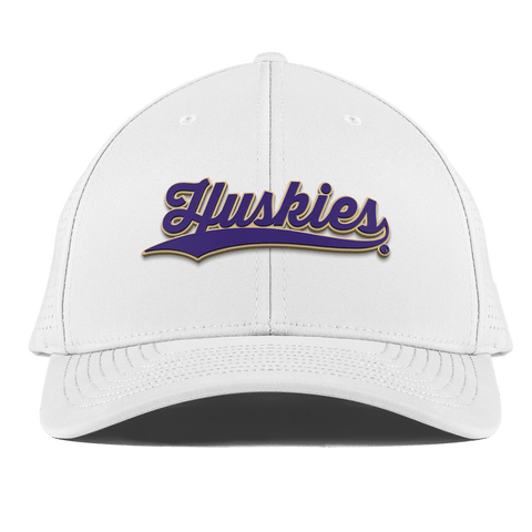 University of Washington "Huskies Script" Curved Elite XGen™ White