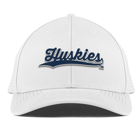 University of Connecticut "Huskies Script" Curved Elite XGen™ White