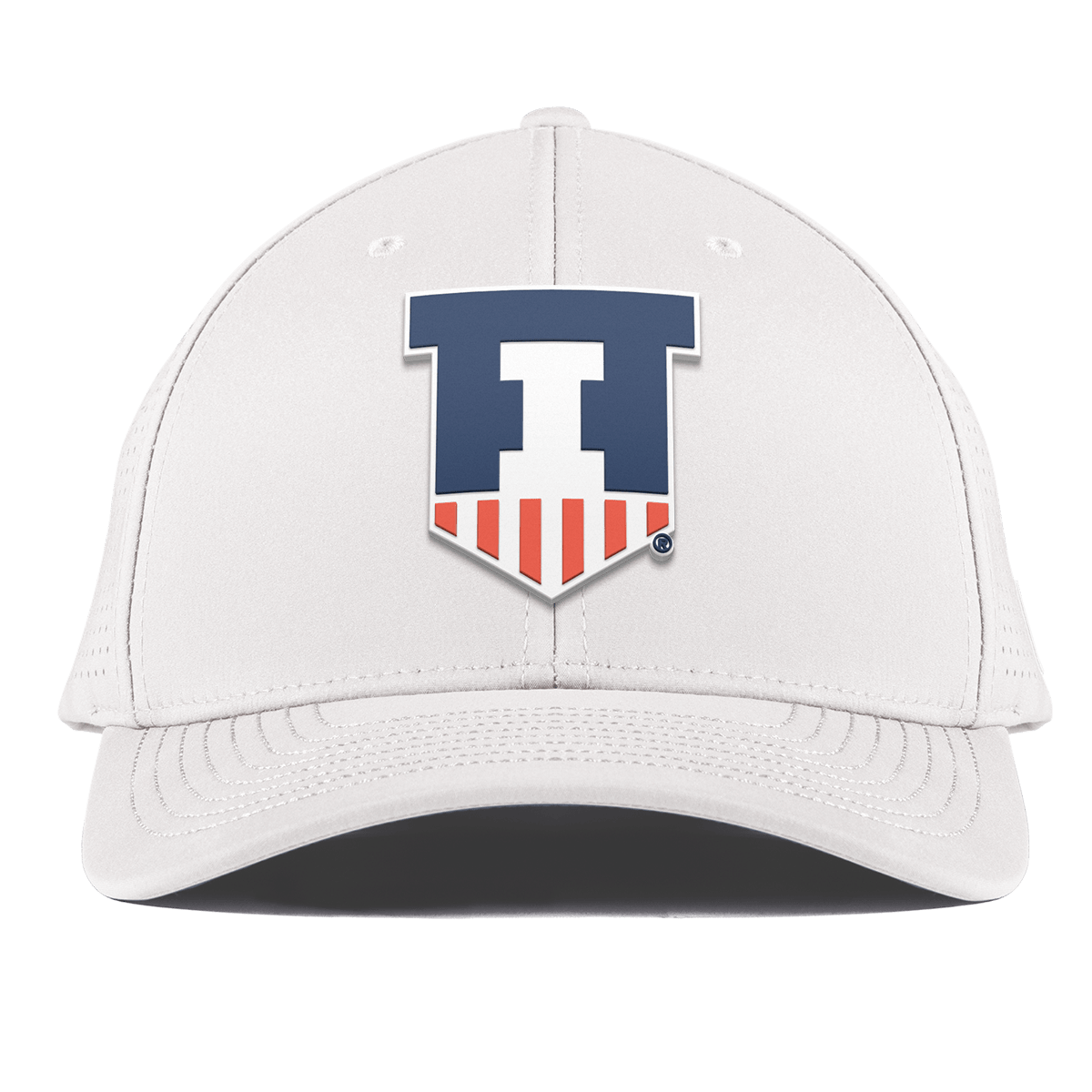 University of Illinois "Illinois Athletics" Curved Elite XGen™ White