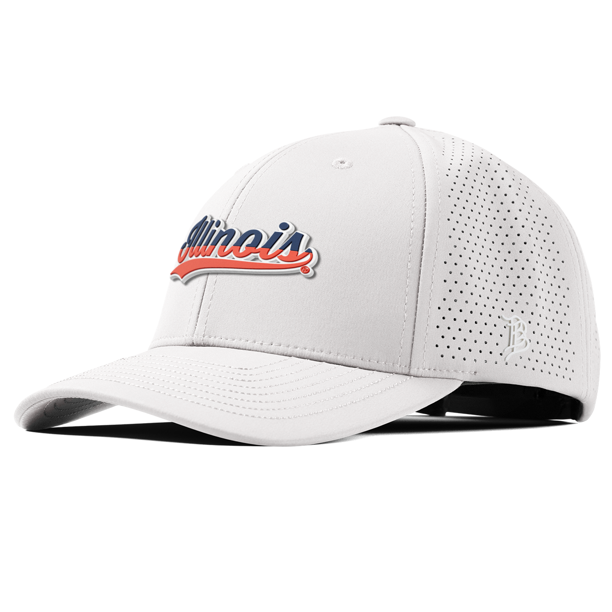 University of Illinois "Illinois Script" Curved Elite XGen™ White