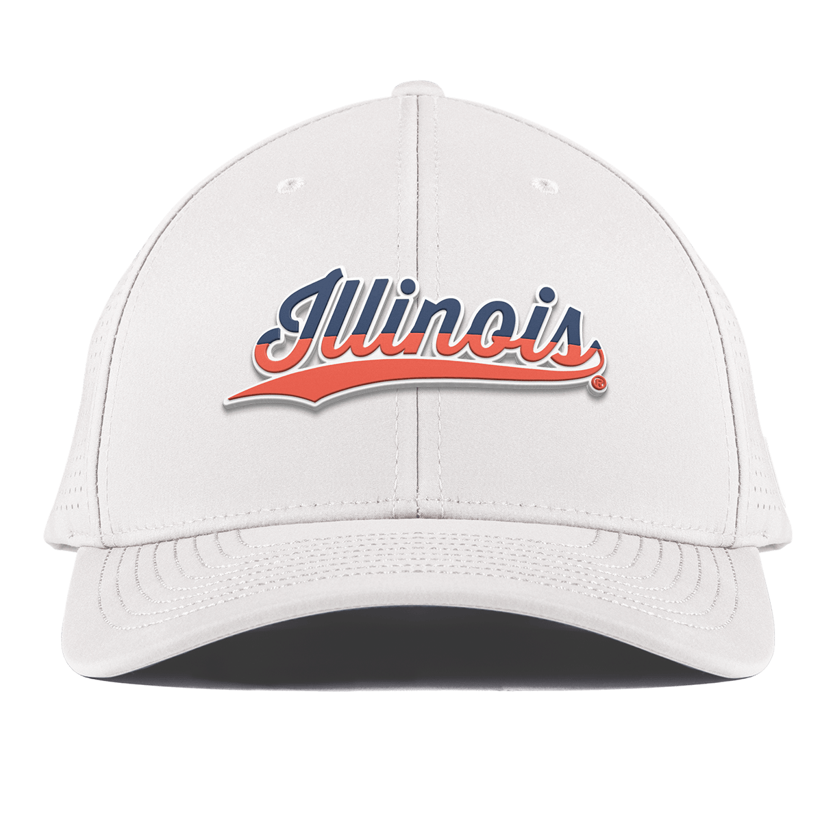 University of Illinois "Illinois Script" Curved Elite XGen™ White