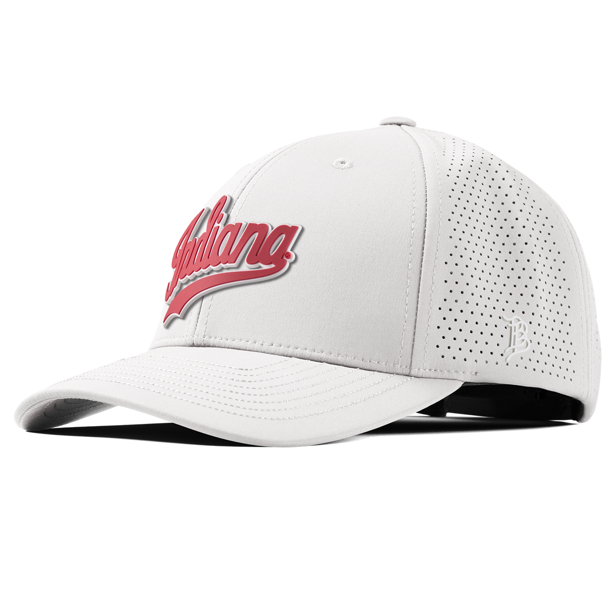 Indiana University "Indiana Script" Curved Elite XGen™ White