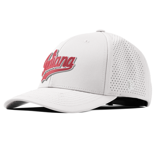 Indiana University "Indiana Script" Curved Elite XGen™ White