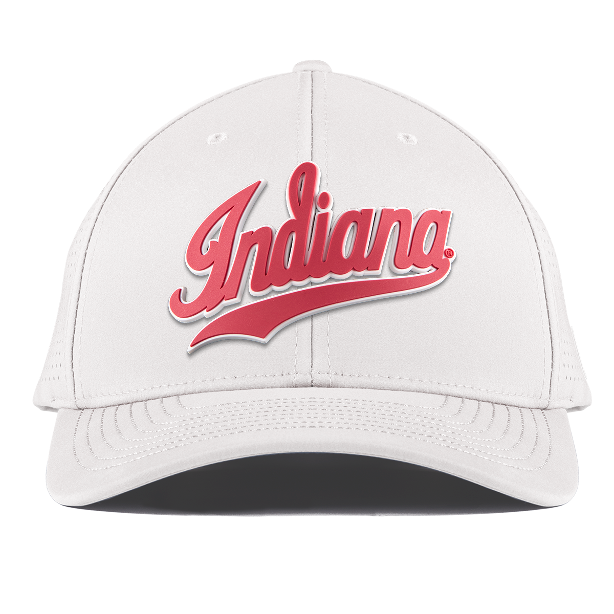 Indiana University "Indiana Script" Curved Elite XGen™ White