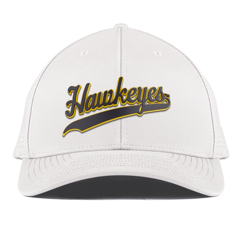 University of Iowa "Iowa Hawkeyes Script" Curved Elite XGen™ White