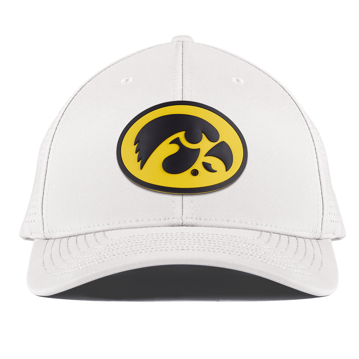 University of Iowa "Iowa Hawkeyes Team Logo" Curved Elite XGen™ White