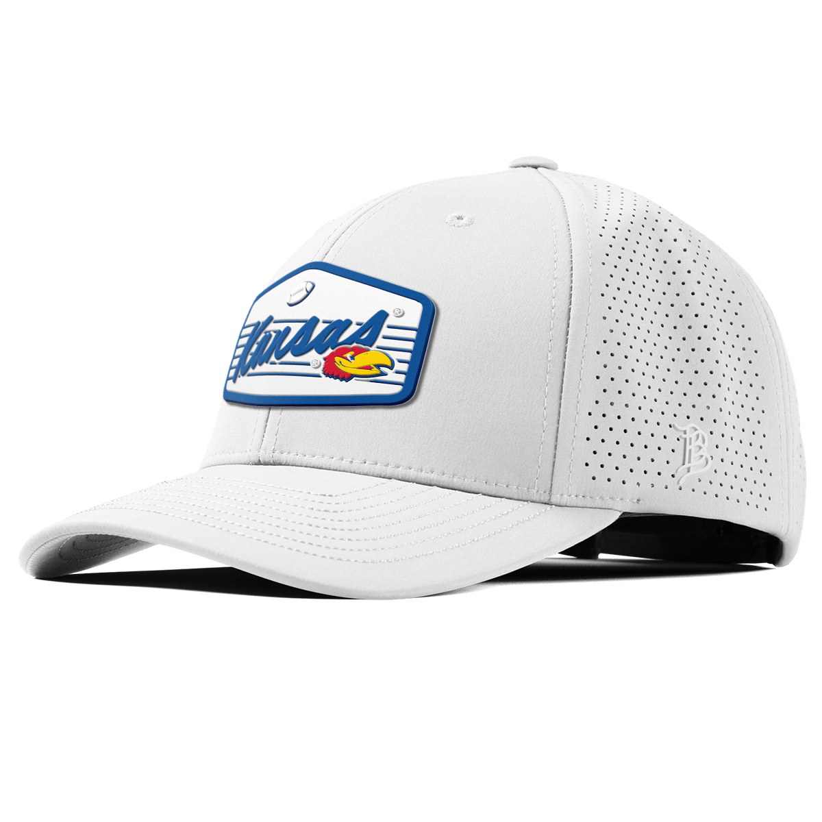 University of Kansas "Jayhawks Football" Curved Elite XGen™ White