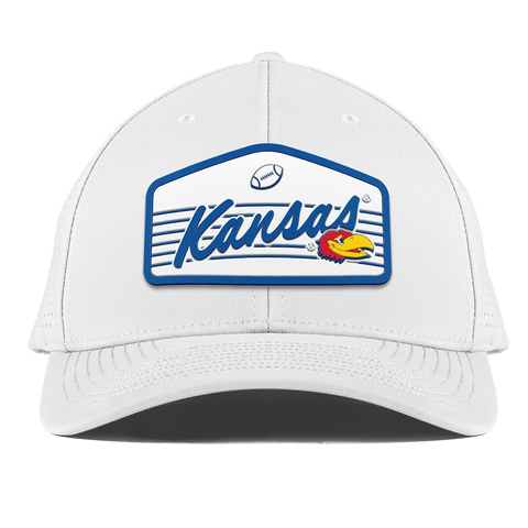 University of Kansas "Jayhawks Football" Curved Elite XGen™ White