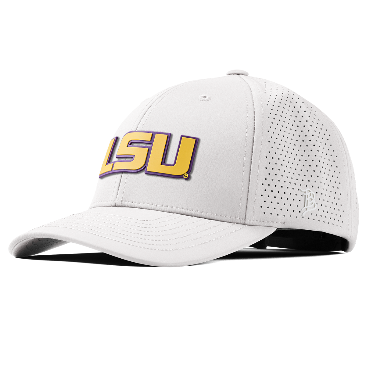 Louisiana State University "LSU Gold Block" Curved Elite XGen™ White