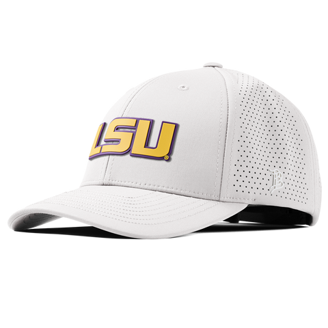 Louisiana State University "LSU Gold Block" Curved Elite XGen™ White