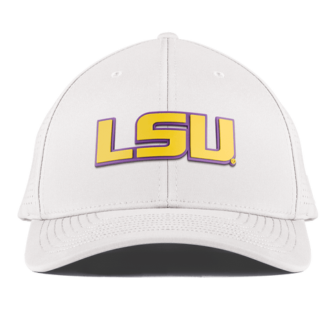 Louisiana State University "LSU Gold Block" Curved Elite XGen™ White