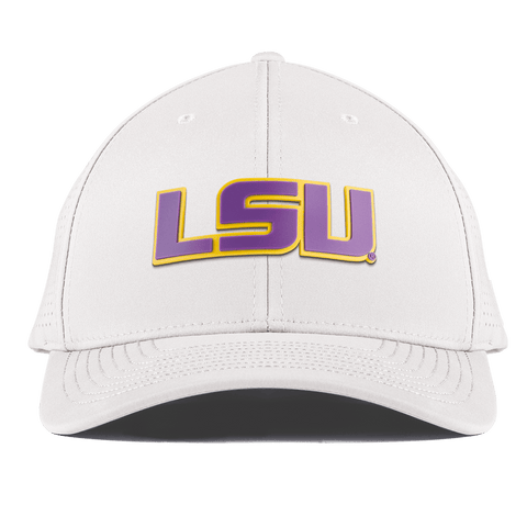 Louisiana State University "LSU Purple Block" Curved Elite XGen™ White