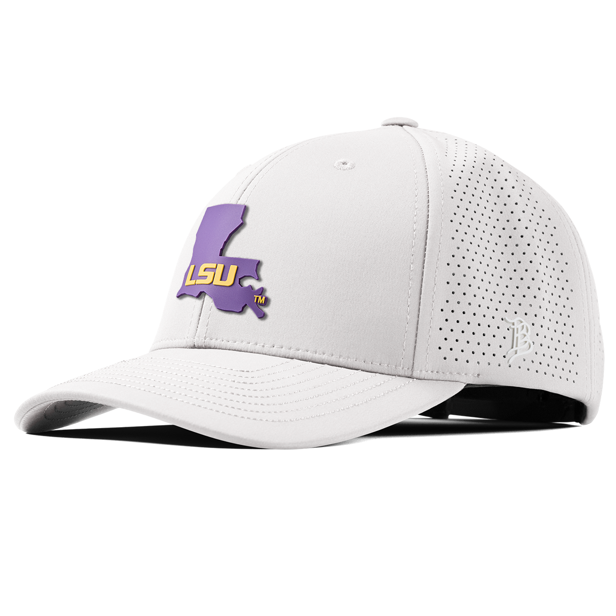 Louisiana State University "LSU Purple State" Curved Elite XGen™ White