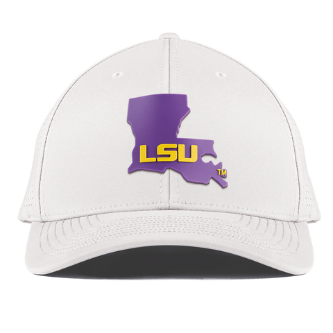 Louisiana State University "LSU Purple State" Curved Elite XGen™ White