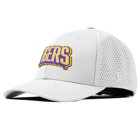 Louisiana State University "LSU Tigers Block" Curved Elite XGen™ White