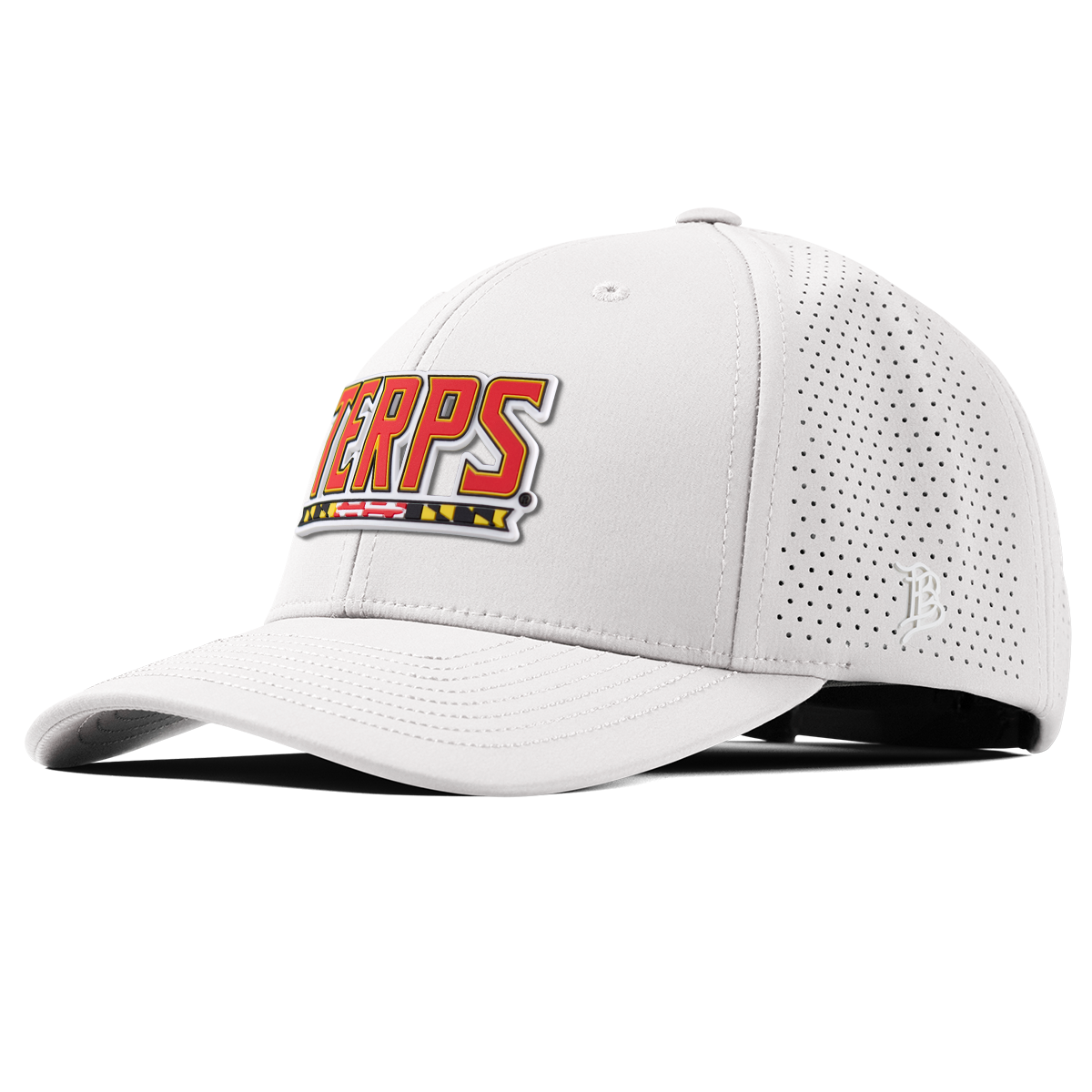 University of Maryland "Maryland Terps" Curved Elite XGen™ White