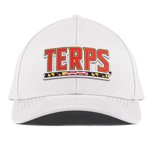 University of Maryland "Maryland Terps" Curved Elite XGen™ White