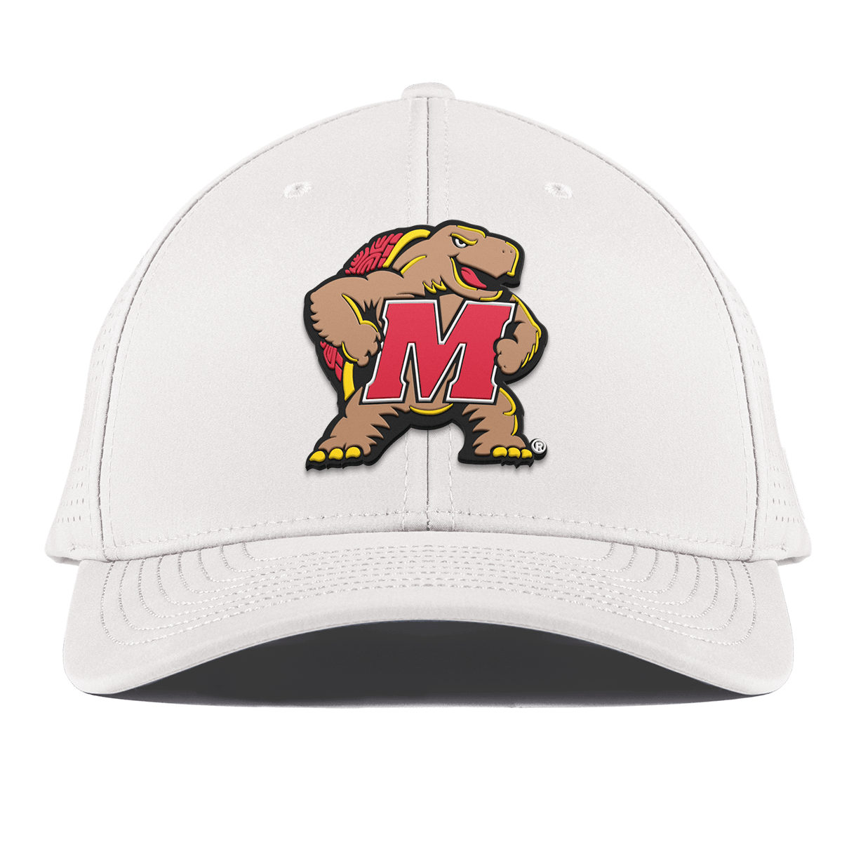 University of Maryland "Maryland Terrapin Team Logo" Curved Elite XGen™ White
