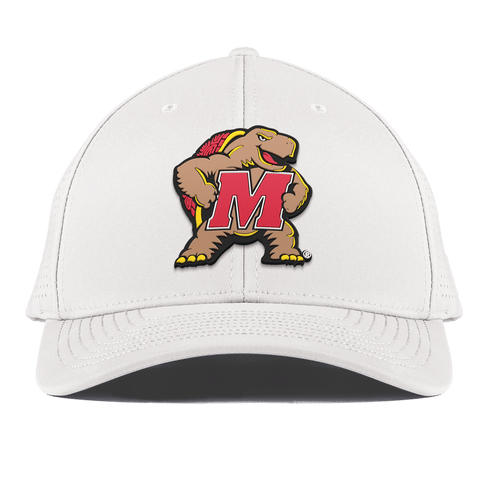 University of Maryland "Maryland Terrapin Team Logo" Curved Elite XGen™ White
