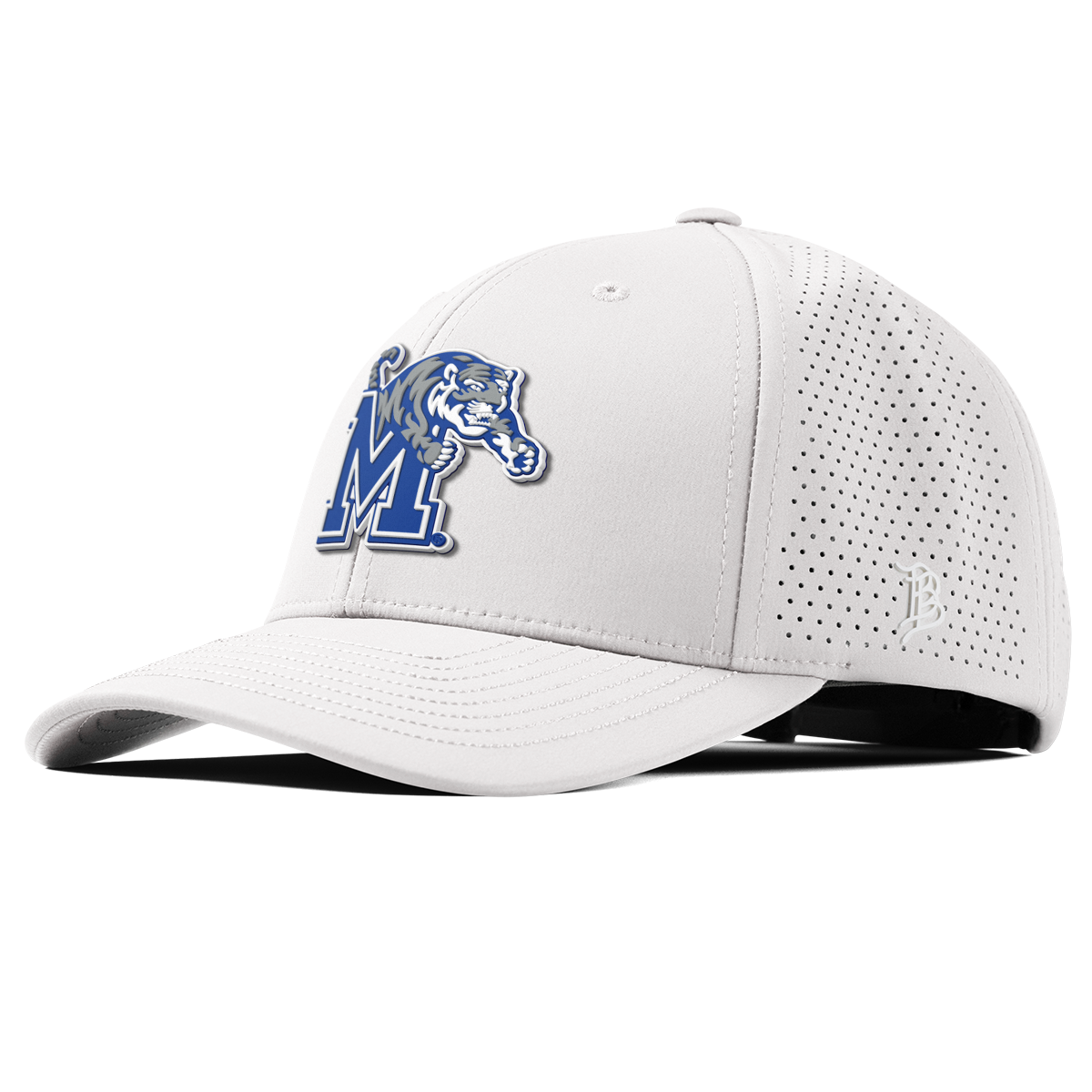 University of Memphis "Memphis Team Logo" Curved Elite XGen™ White