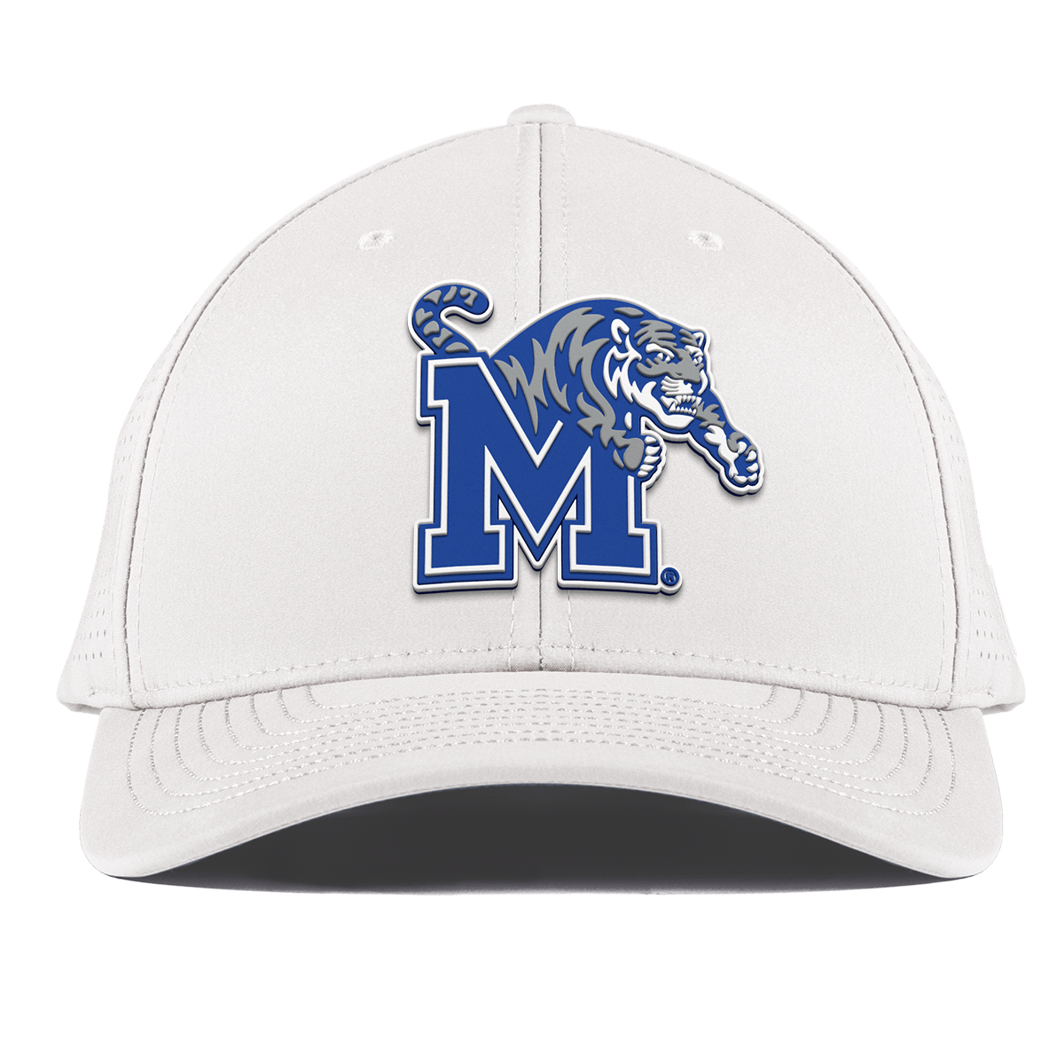University of Memphis "Memphis Team Logo" Curved Elite XGen™ White