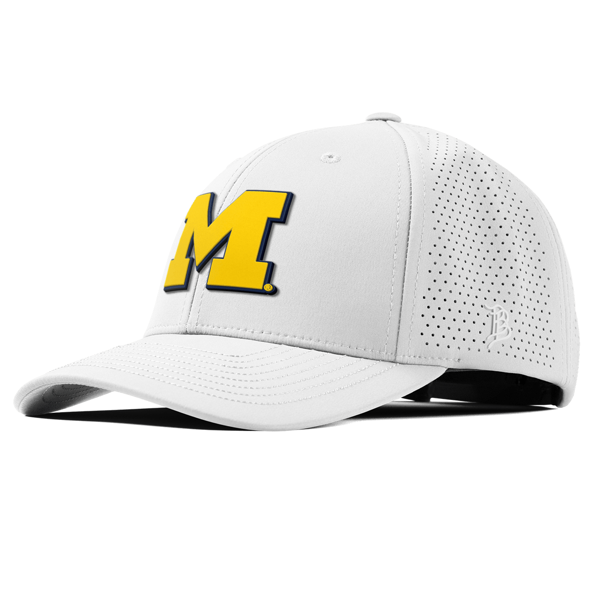 University of Michigan "Michigan Block" Curved Elite XGen™ White